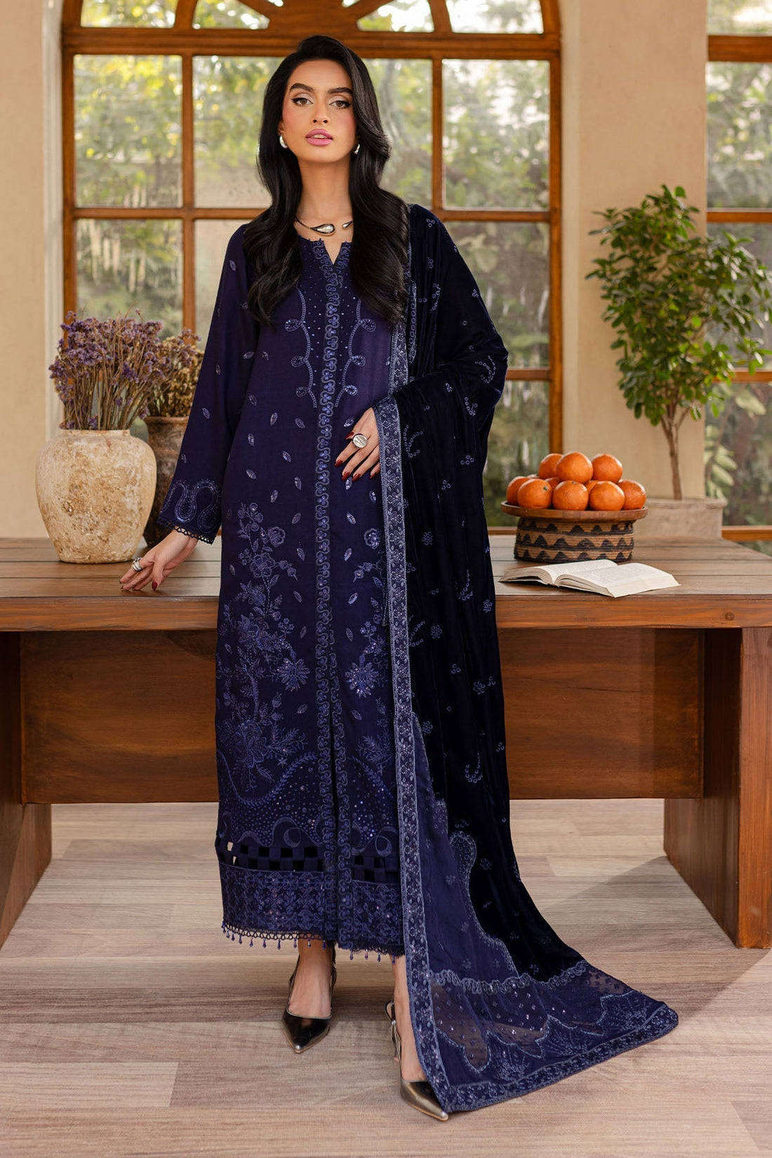 Nureh | Exclusive Shawls | NE-124 - House Of Hania