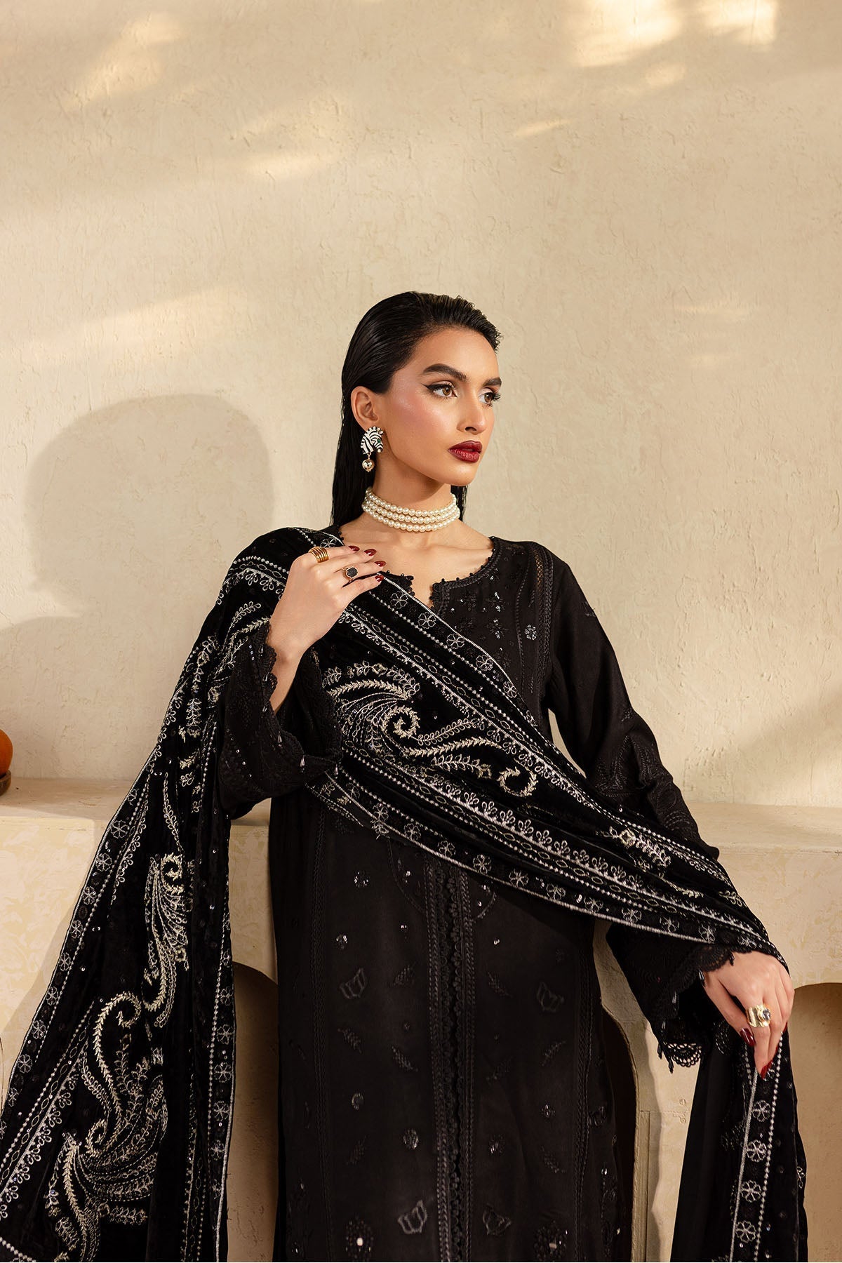 Nureh | Exclusive Shawls | NE-128 - House Of Hania