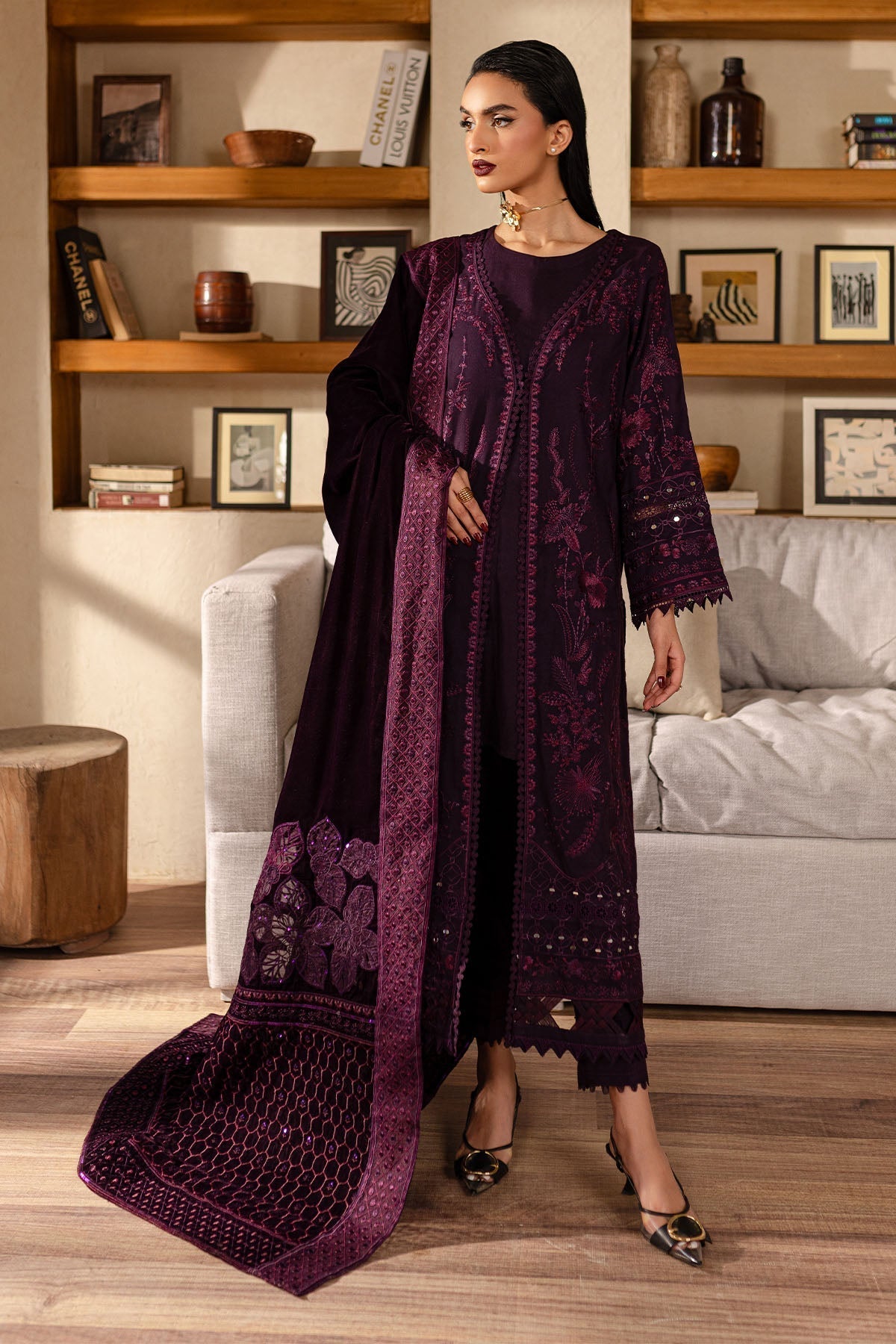 Nureh | Exclusive Shawls | NE-129 - House Of Hania