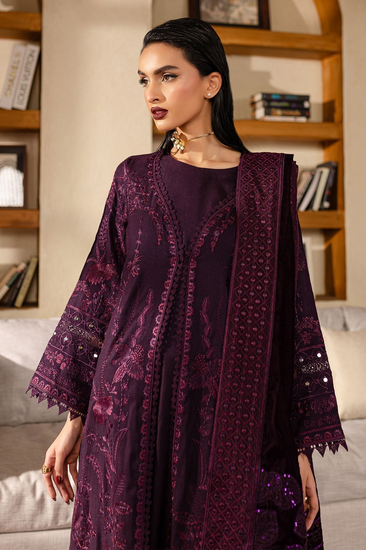 Nureh | Exclusive Shawls | NE-129 - House Of Hania