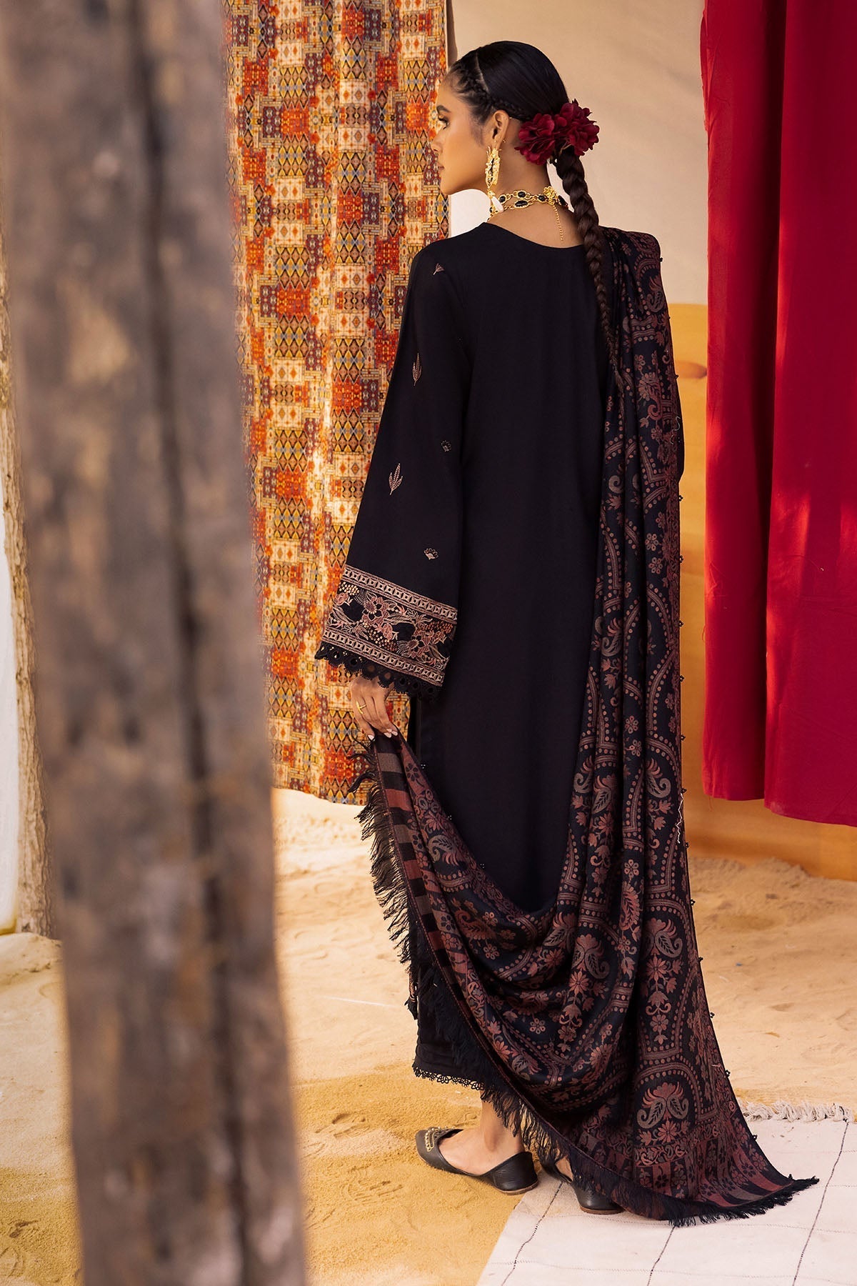 Nureh | Exclusive Shawls | NE-61 E - House Of Hania