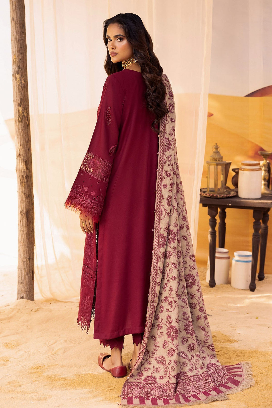 Nureh | Exclusive Shawls |  NE-64 E - House Of Hania