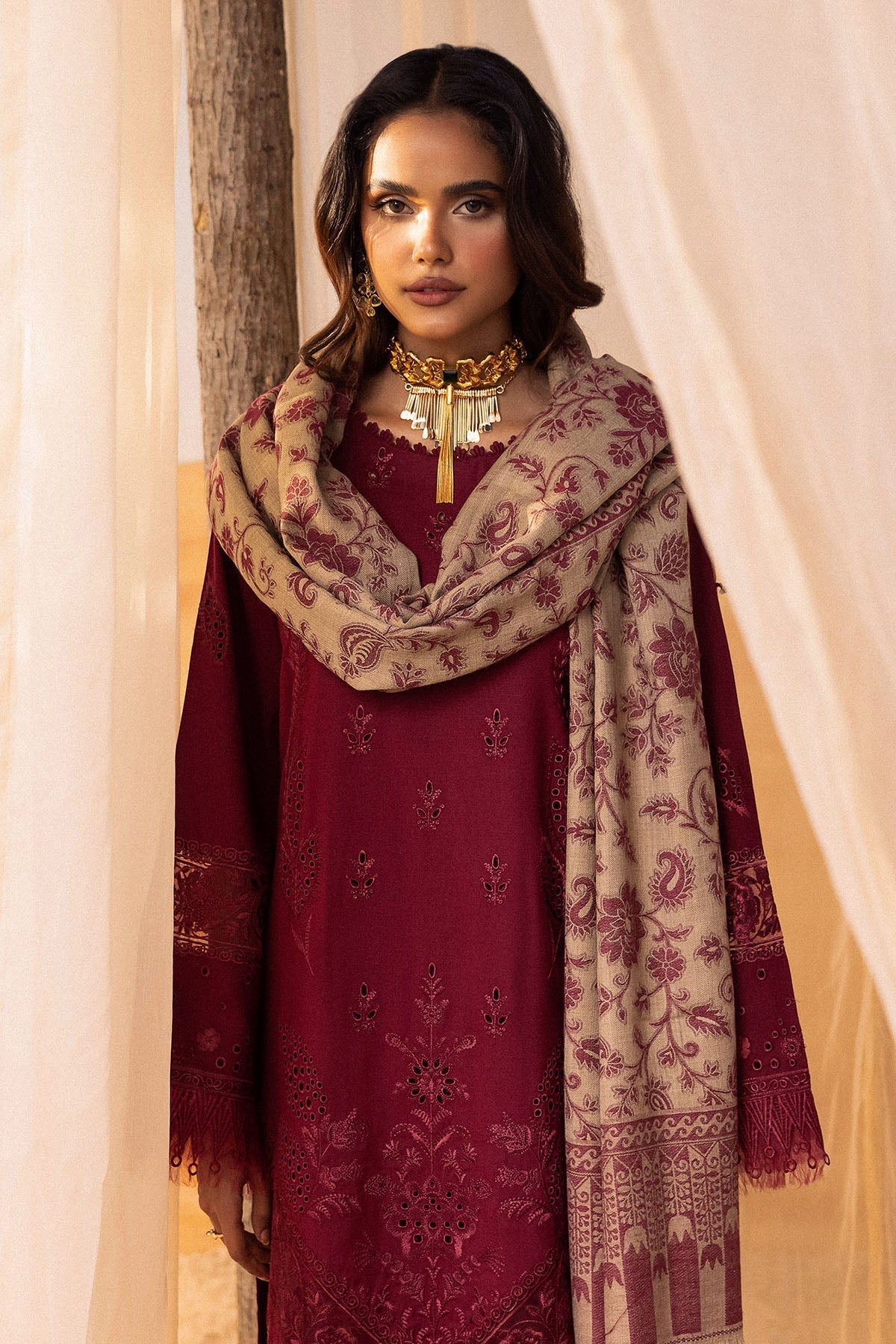 Nureh | Exclusive Shawls |  NE-64 E - House Of Hania