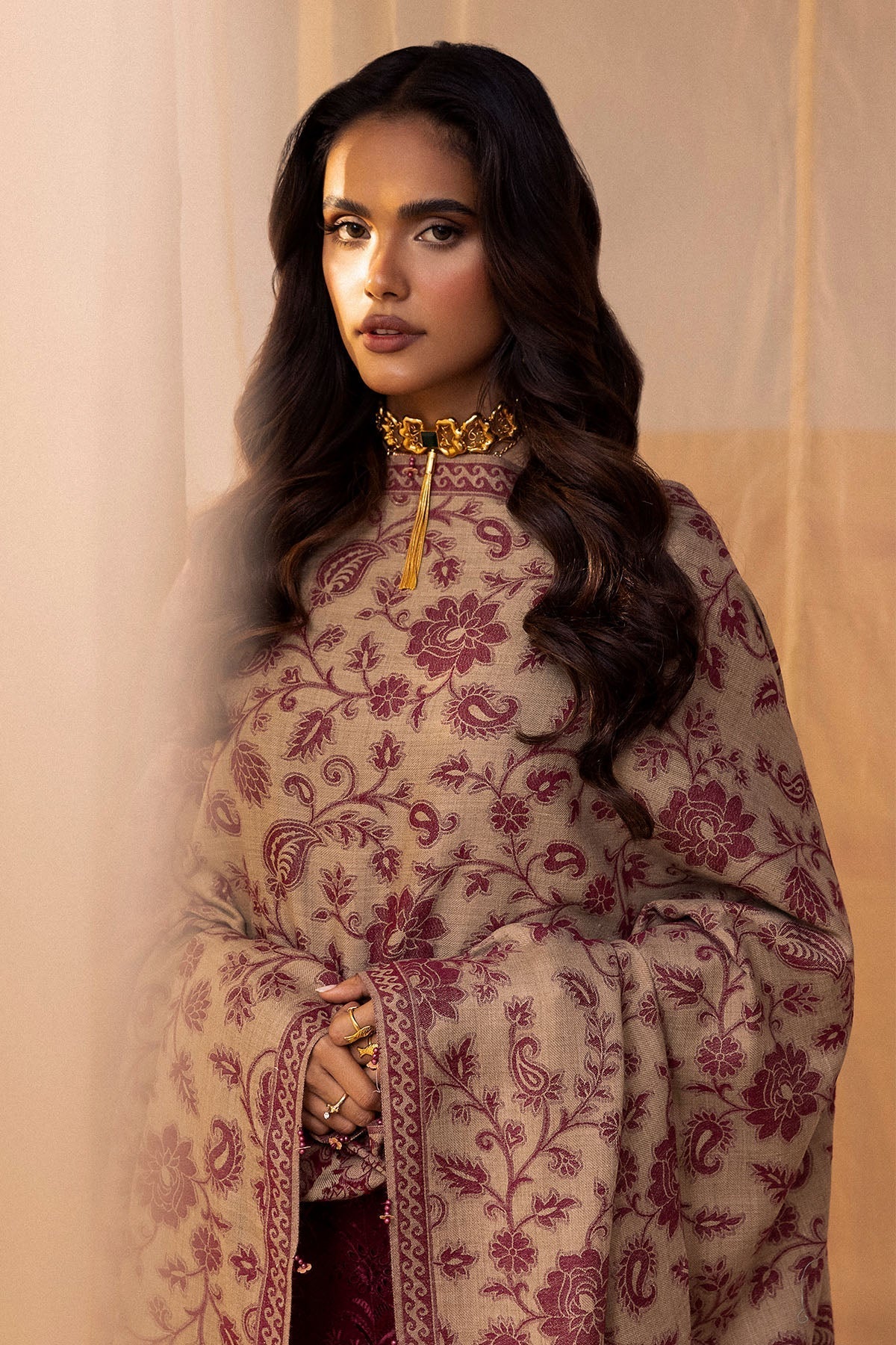 Nureh | Exclusive Shawls |  NE-64 E - House Of Hania