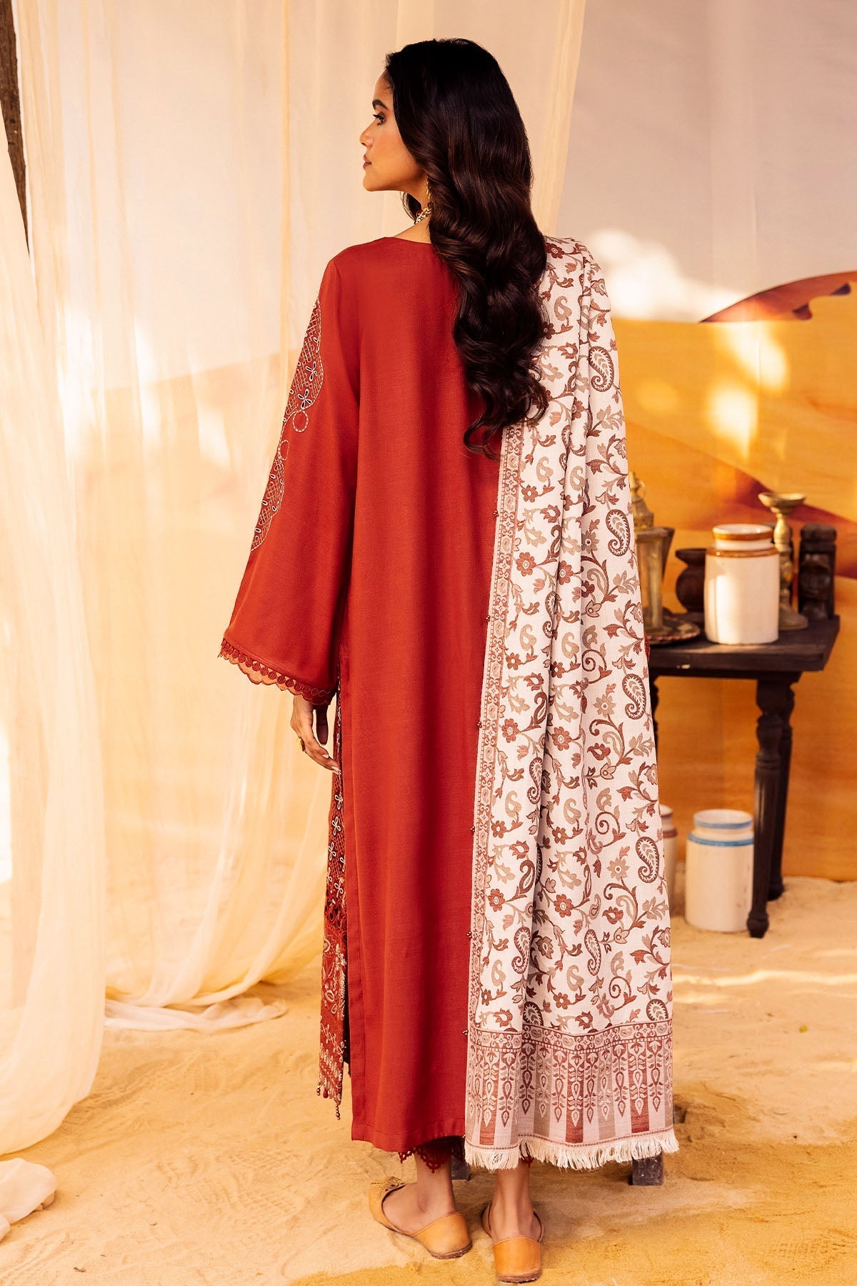 Nureh | Exclusive Shawls | NE-66 E - House Of Hania