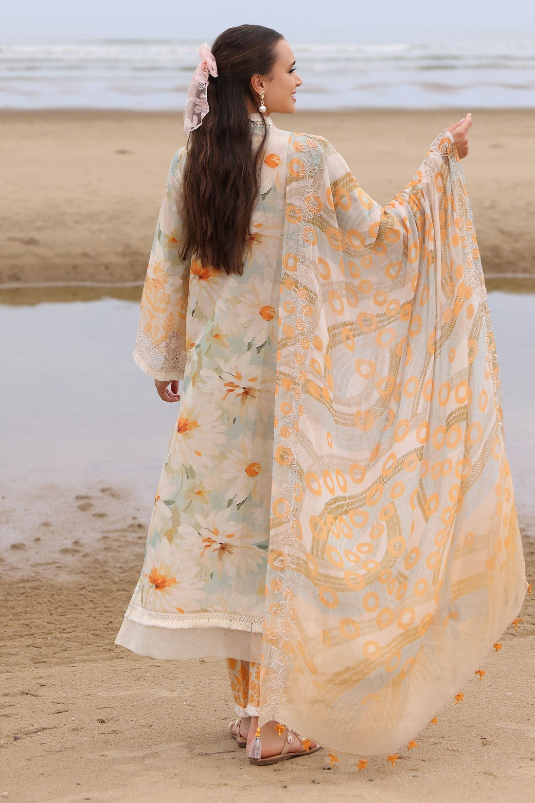 Nureh | Gardenia Embroidered Lawn 25 | NSG-169 - House Of Hania