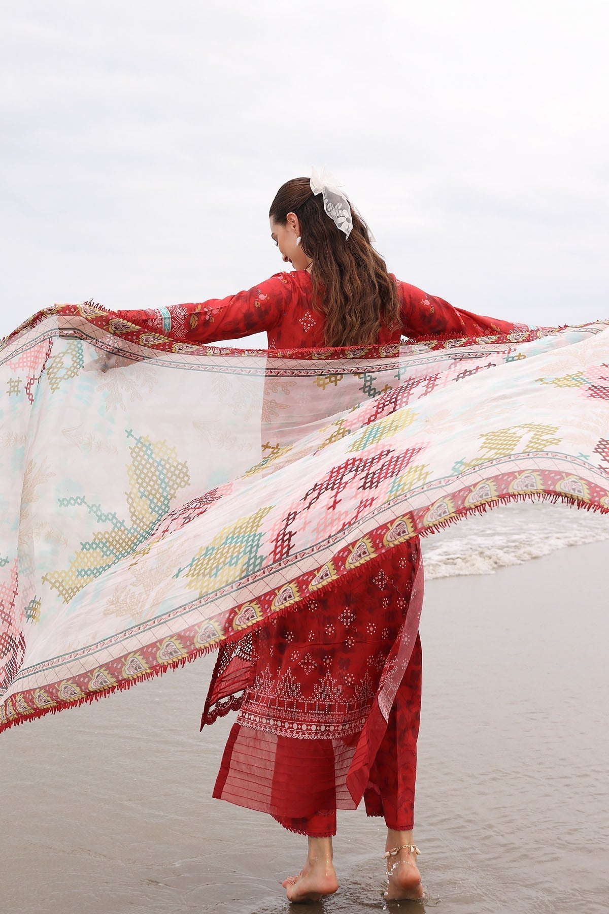 Nureh | Gardenia Embroidered Lawn 25 |NSG-170 - House Of Hania