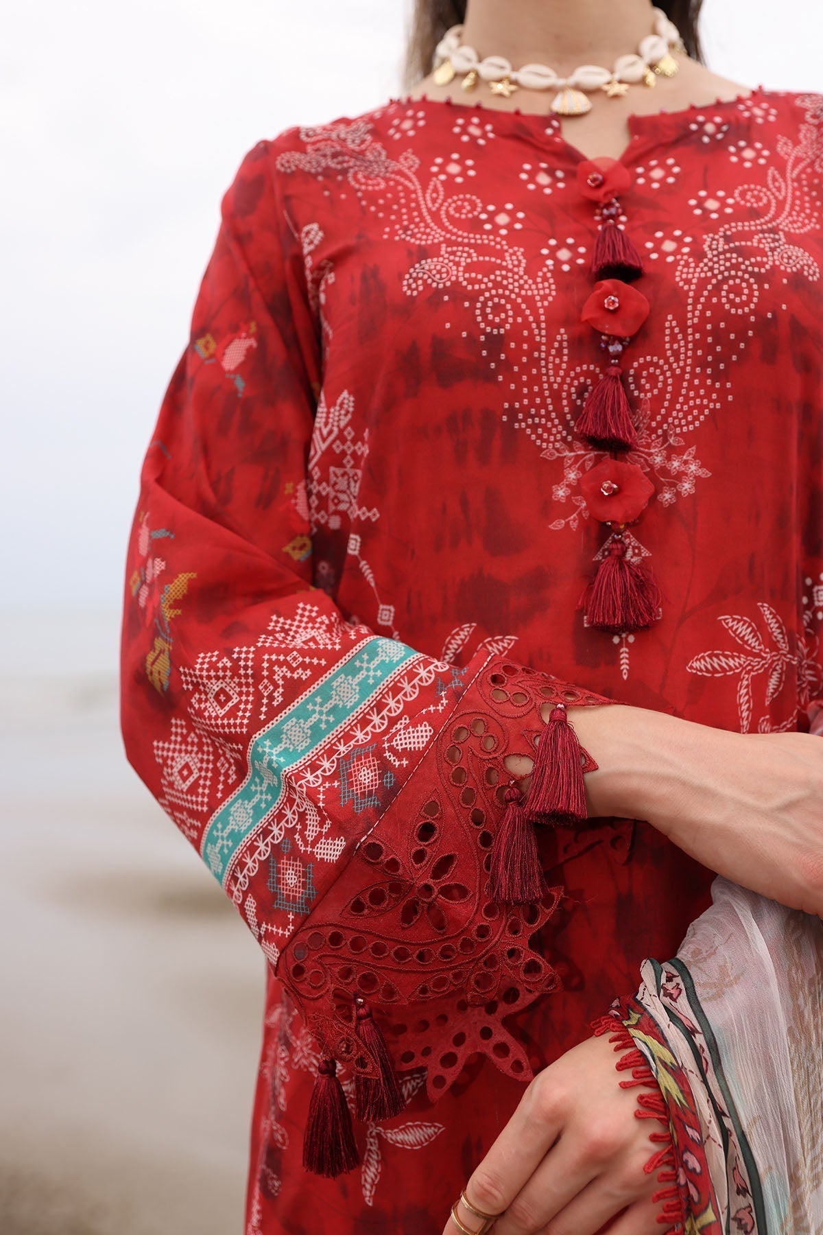 Nureh | Gardenia Embroidered Lawn 25 |NSG-170 - House Of Hania