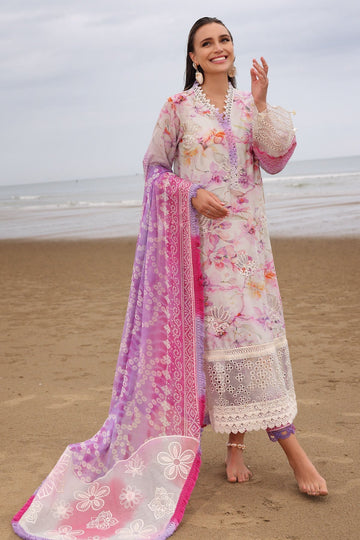 Nureh | Gardenia Embroidered Lawn 25 | NSG-172 - House Of Hania