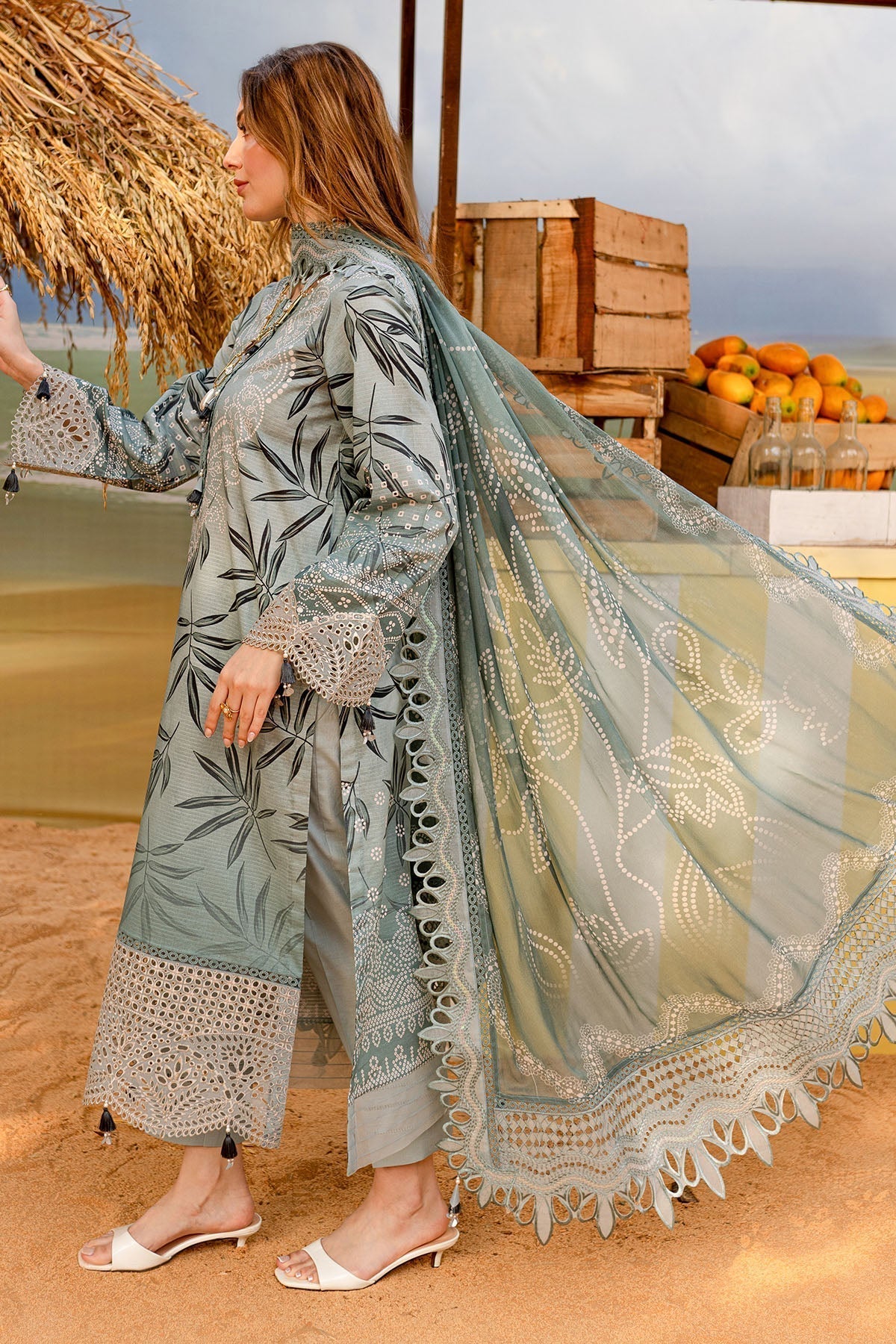 Nureh | Gardenia Lawn 25 | NSG-179 - House Of Hania