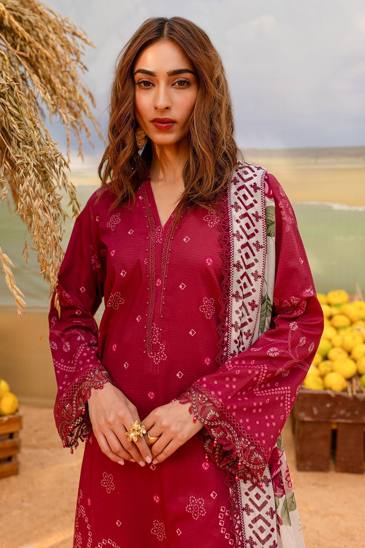 Nureh | Gardenia Lawn 25 | NSG-181 - House Of Hania