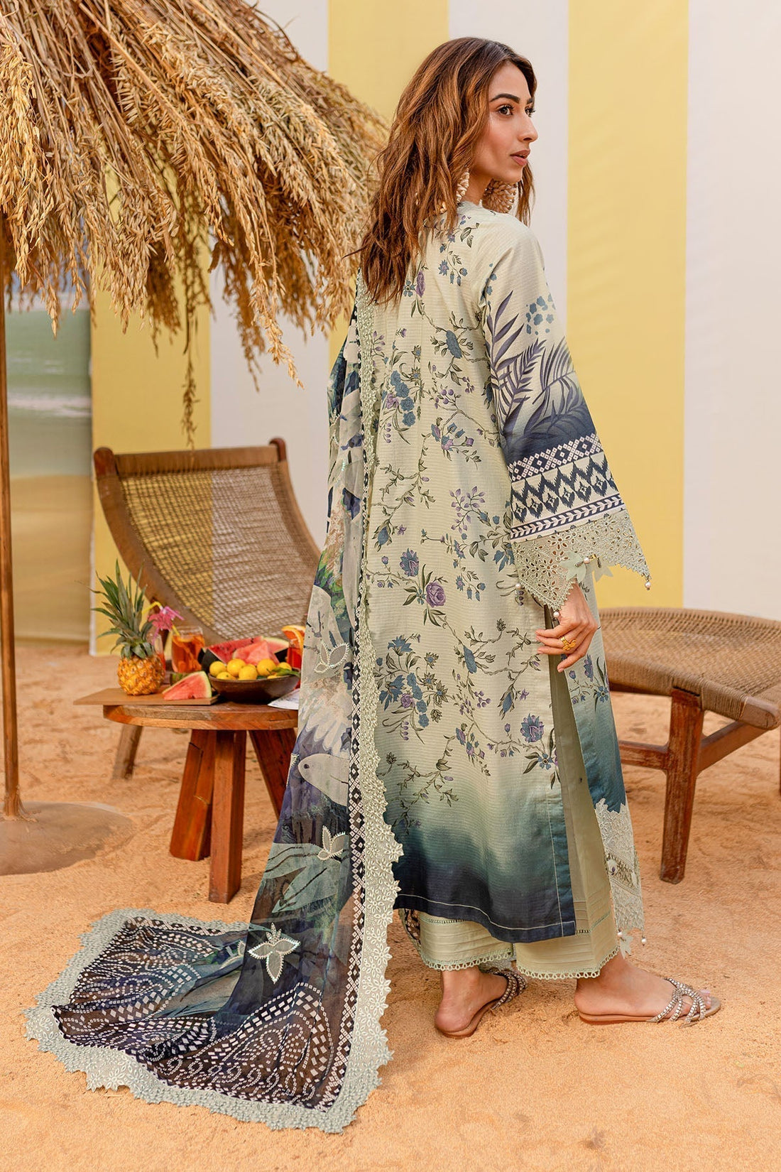 Nureh | Gardenia Lawn 25 | NSG-183 - House Of Hania