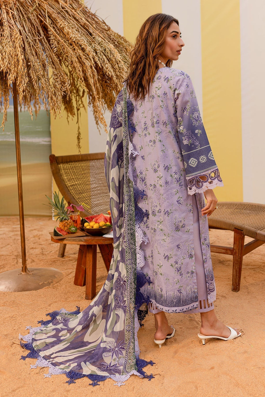 Nureh | Gardenia Lawn 25 | NSG-184 - House Of Hania