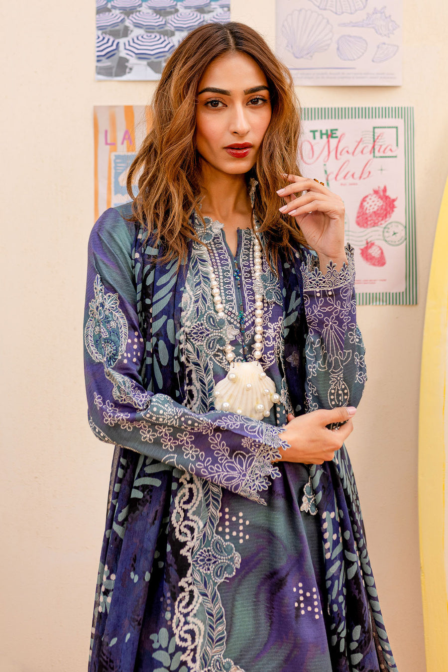 Nureh | Gardenia Lawn 25 | NSG-186 - House Of Hania