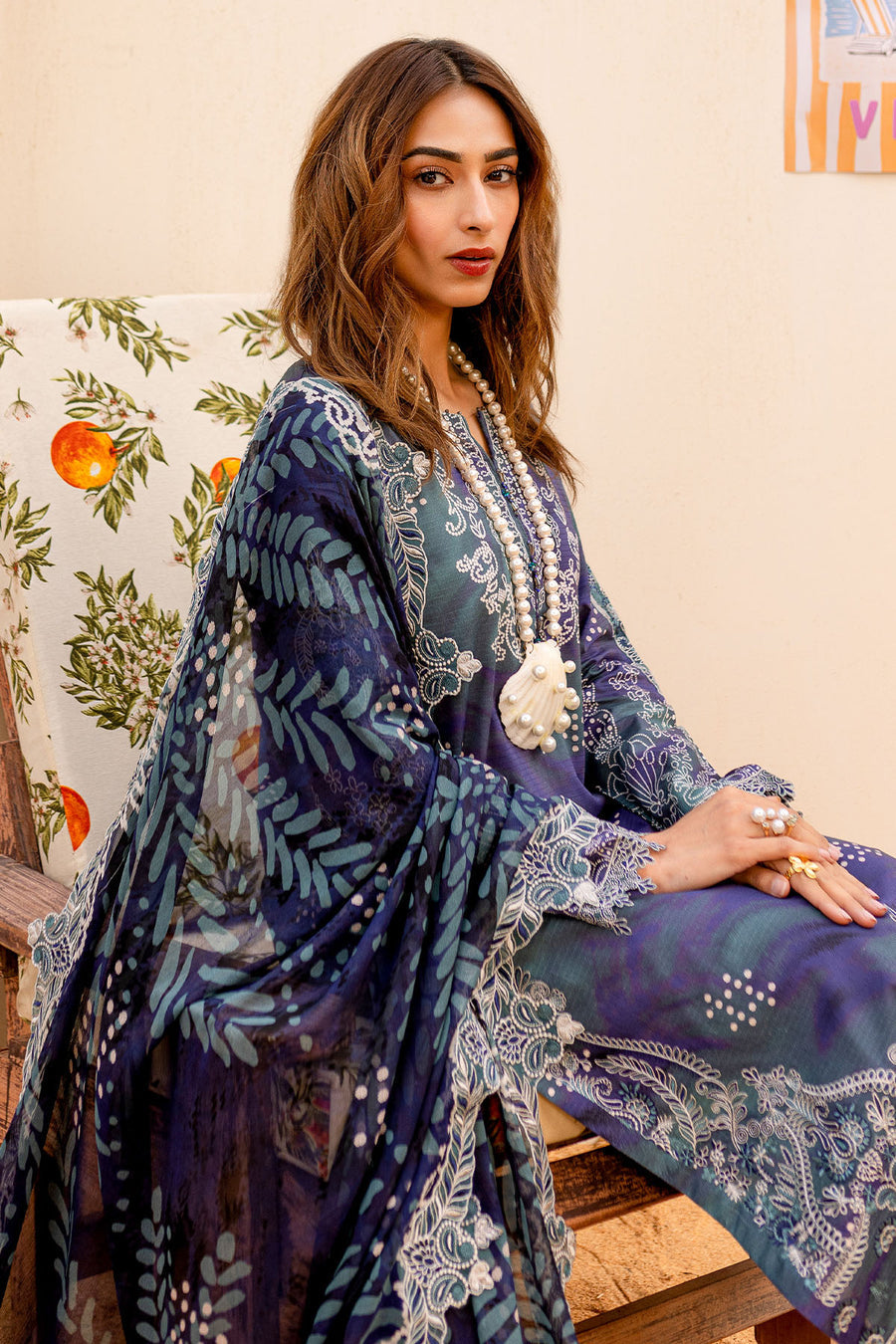 Nureh | Gardenia Lawn 25 | NSG-186 - House Of Hania