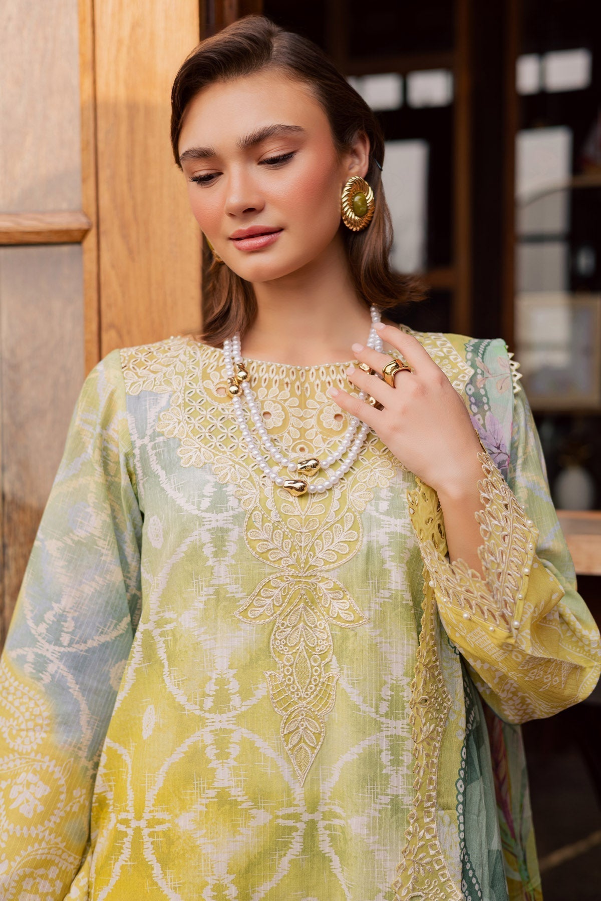 Nureh | Gardenia Lawn 26 |NSG-207 - House Of Hania