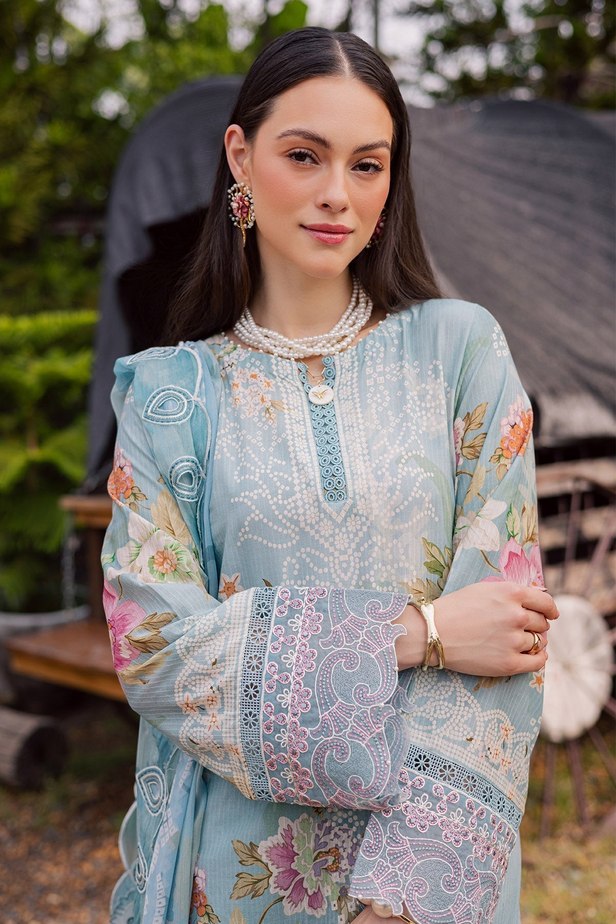 Nureh | Gardenia Lawn 26 | NSG-209 - House Of Hania