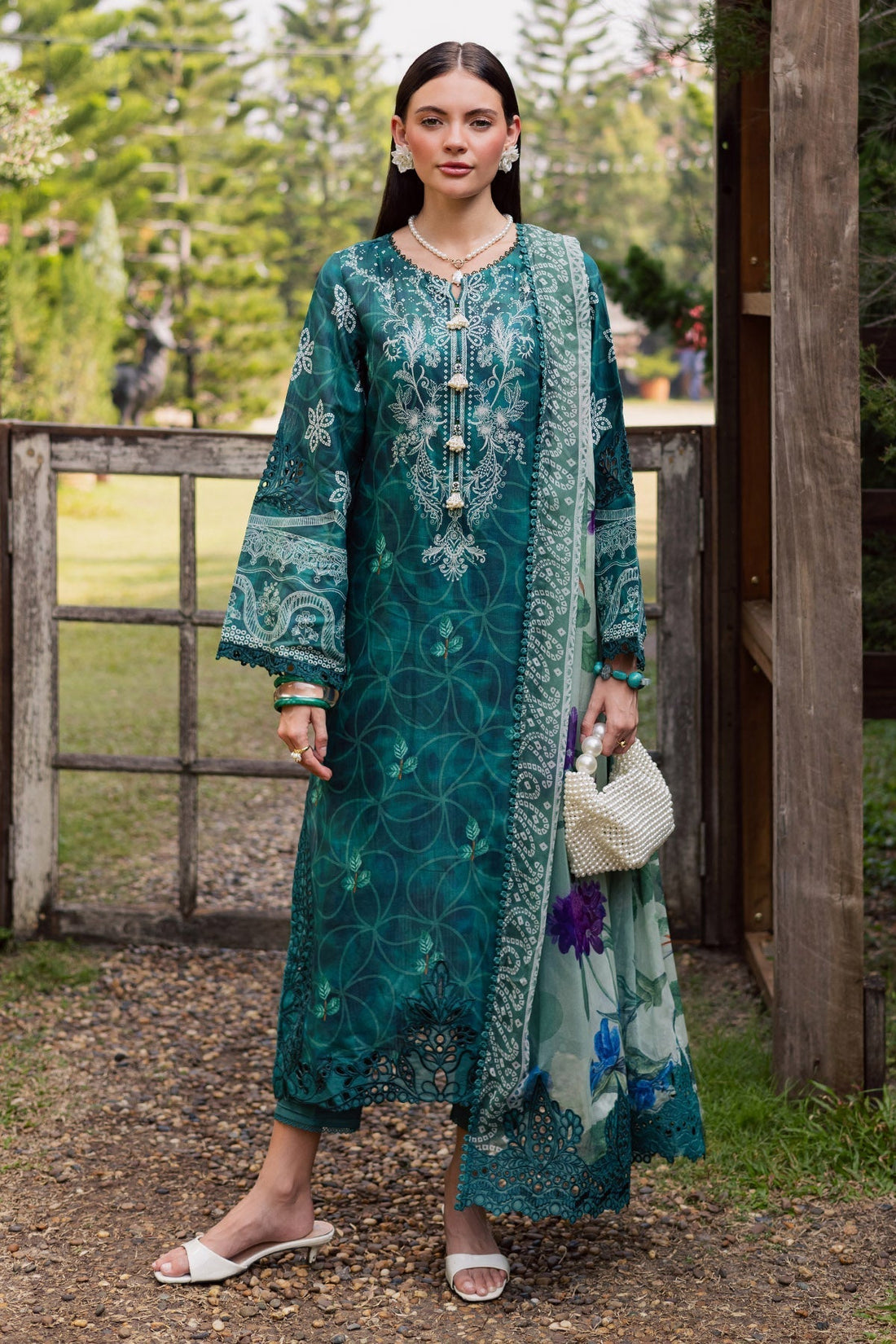Nureh |  Gardenia Lawn 26 |NSG-210 - House Of Hania