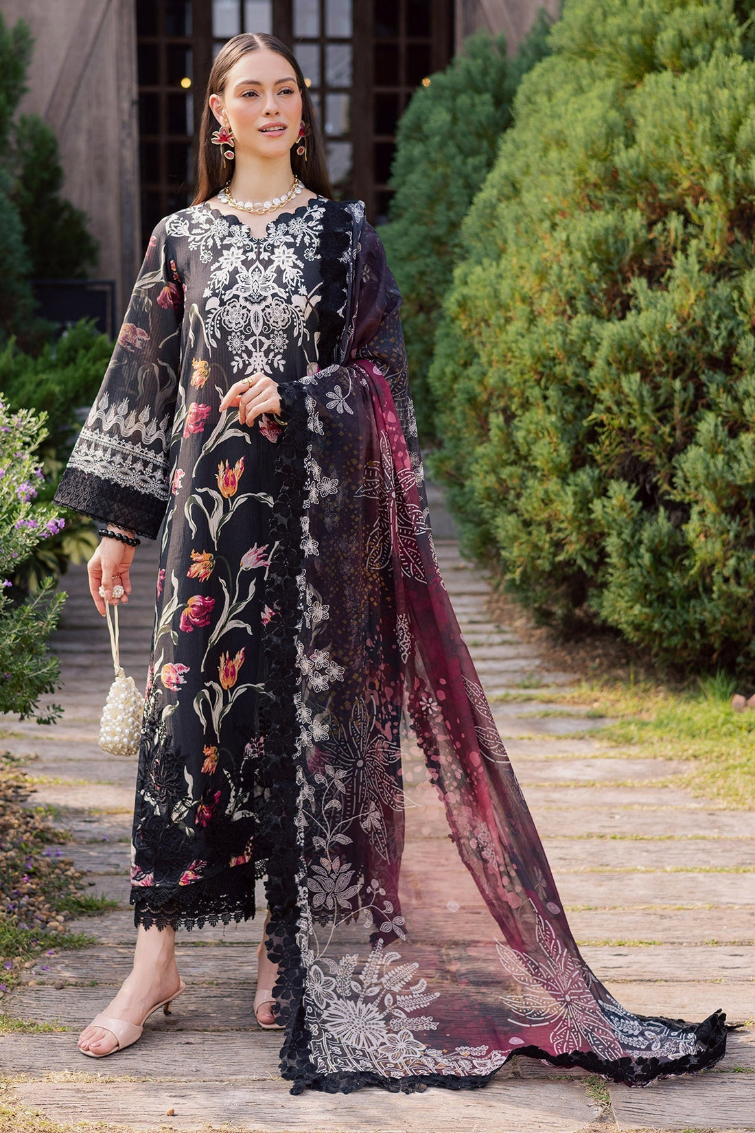 Nureh | Gardenia Lawn 26 |NSG-214 - House Of Hania