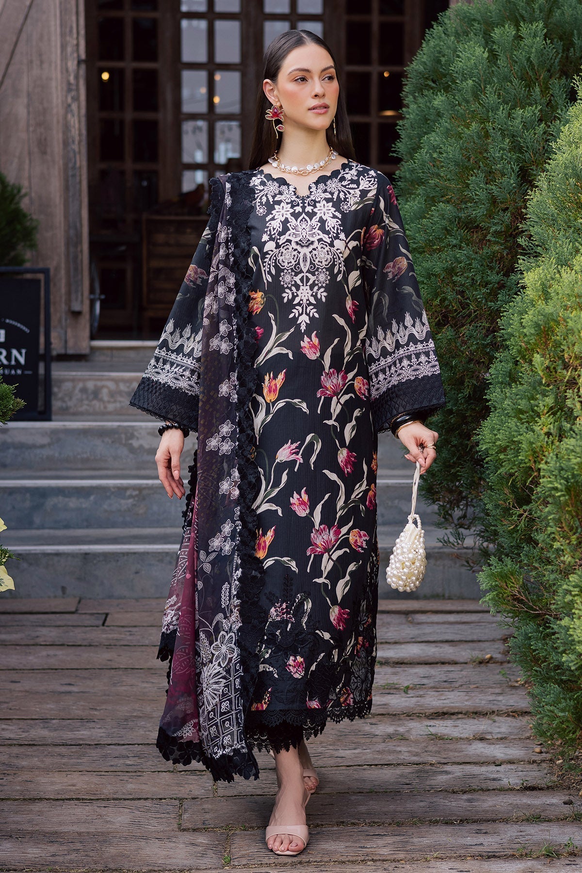 Nureh | Gardenia Lawn 26 |NSG-214 - House Of Hania