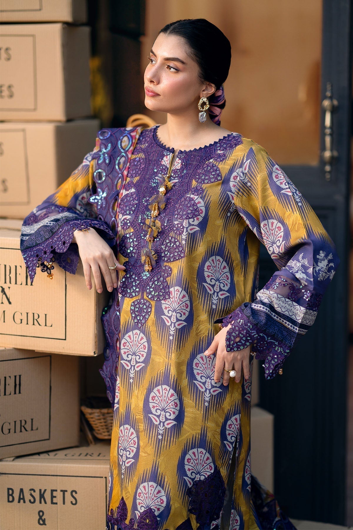Nureh | Glam Girl Lawn | GL-22 - House Of Hania