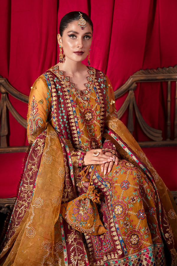 Nureh | Jhoomro Formals | Gulshan Shirt - House Of Hania
