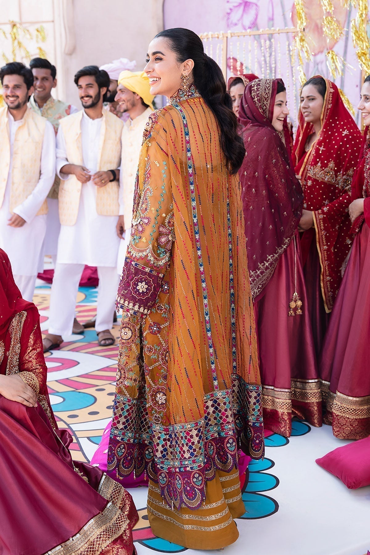 Nureh | Jhoomro Wedding Formals | Gulshan Shirt - House Of Hania