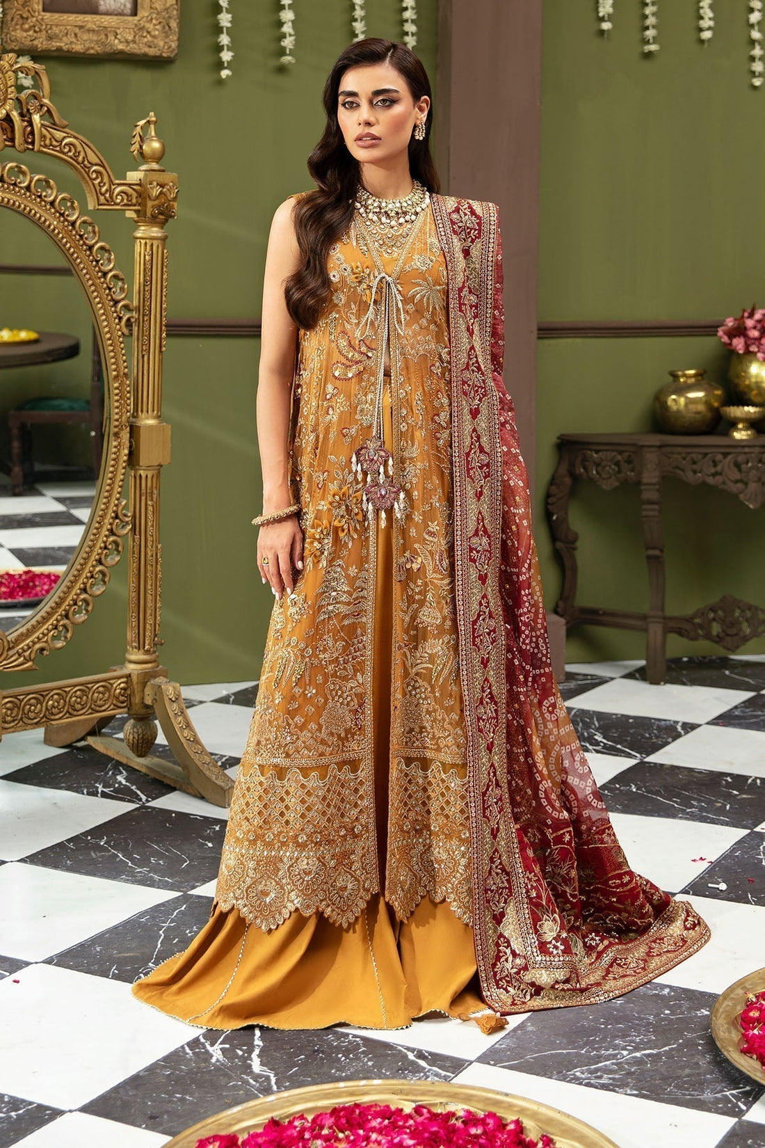 Nureh | Jhoomro Wedding Formals | NL-52 - ZAWIYA - House Of Hania