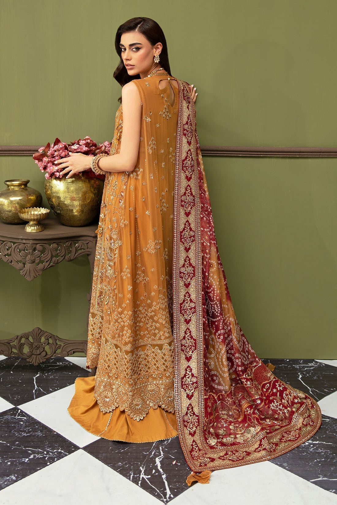 Nureh | Jhoomro Wedding Formals | NL-52 - ZAWIYA - House Of Hania