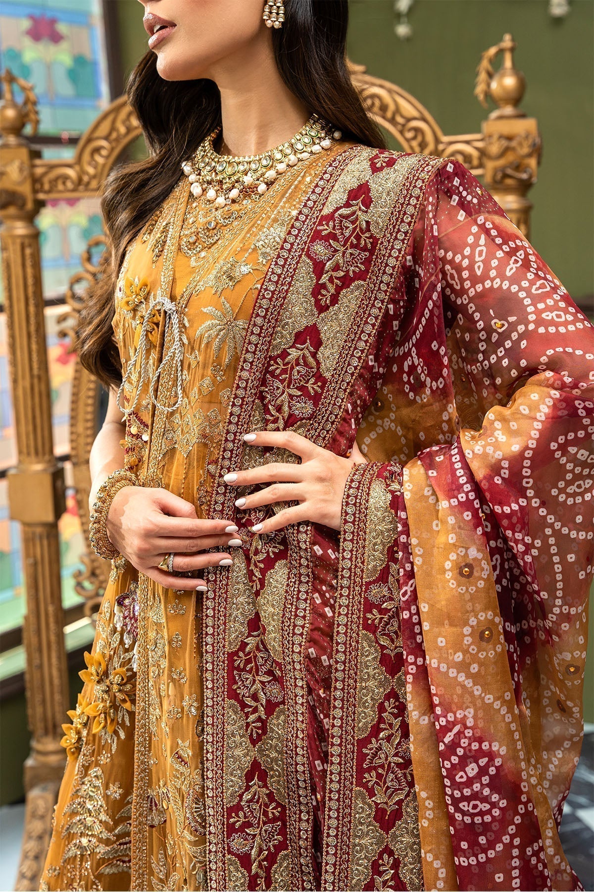 Nureh | Jhoomro Wedding Formals | NL-52 - ZAWIYA - House Of Hania