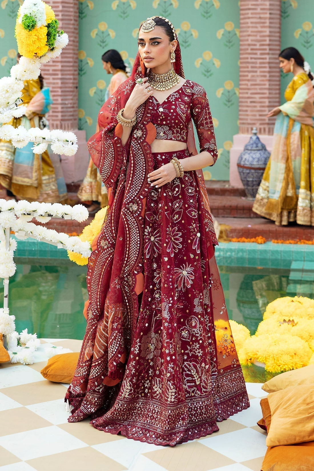 Nureh | Jhoomro Wedding Formals | NL-53 - MAHRO - House Of Hania