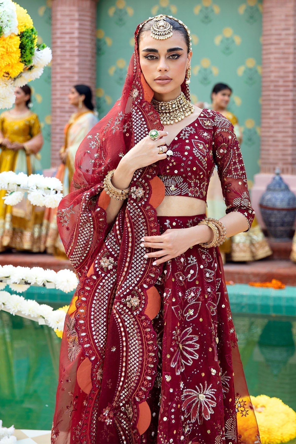 Nureh | Jhoomro Wedding Formals | NL-53 - MAHRO - House Of Hania