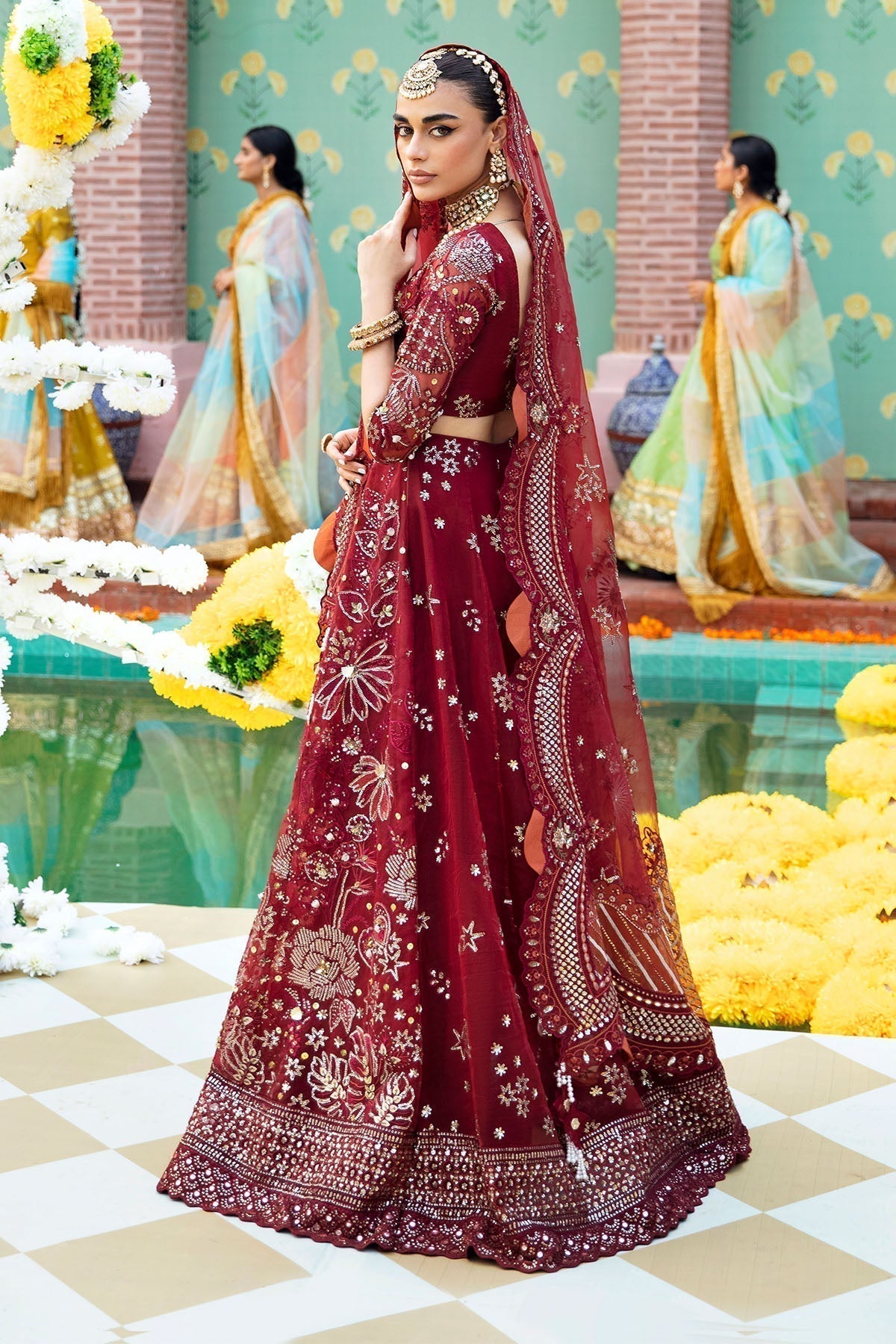 Nureh | Jhoomro Wedding Formals | NL-53 - MAHRO - House Of Hania