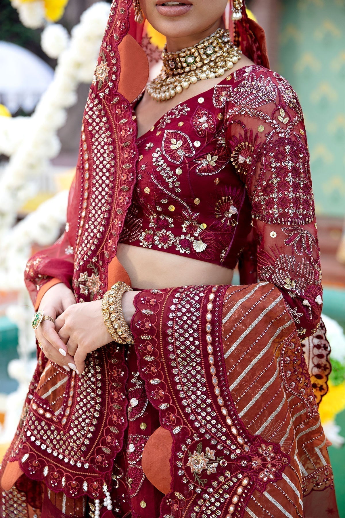 Nureh | Jhoomro Wedding Formals | NL-53 - MAHRO - House Of Hania