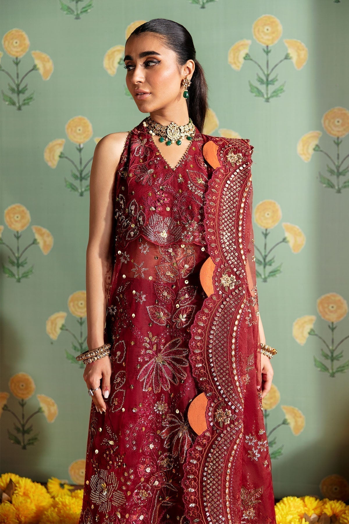 Nureh | Jhoomro Wedding Formals | NL-53 - MAHRO - House Of Hania