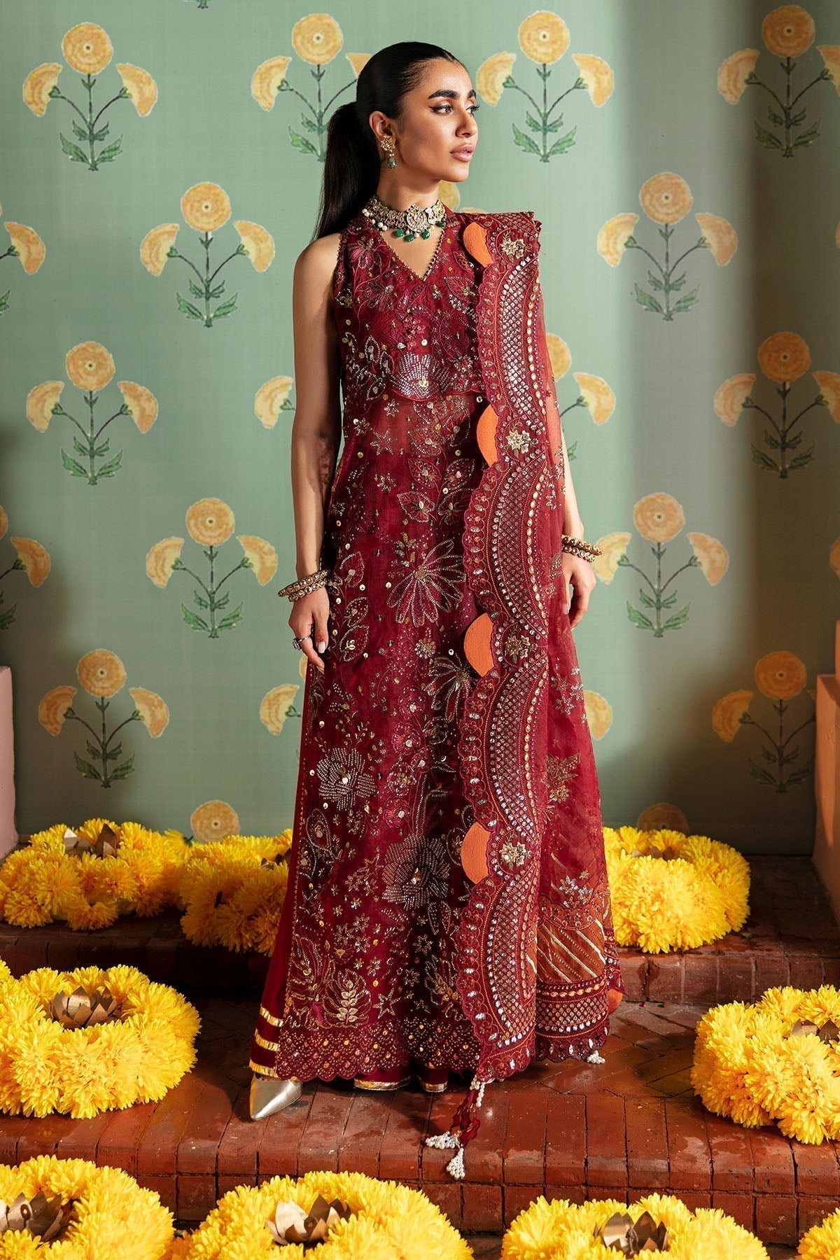 Nureh | Jhoomro Wedding Formals | NL-53 - MAHRO - House Of Hania