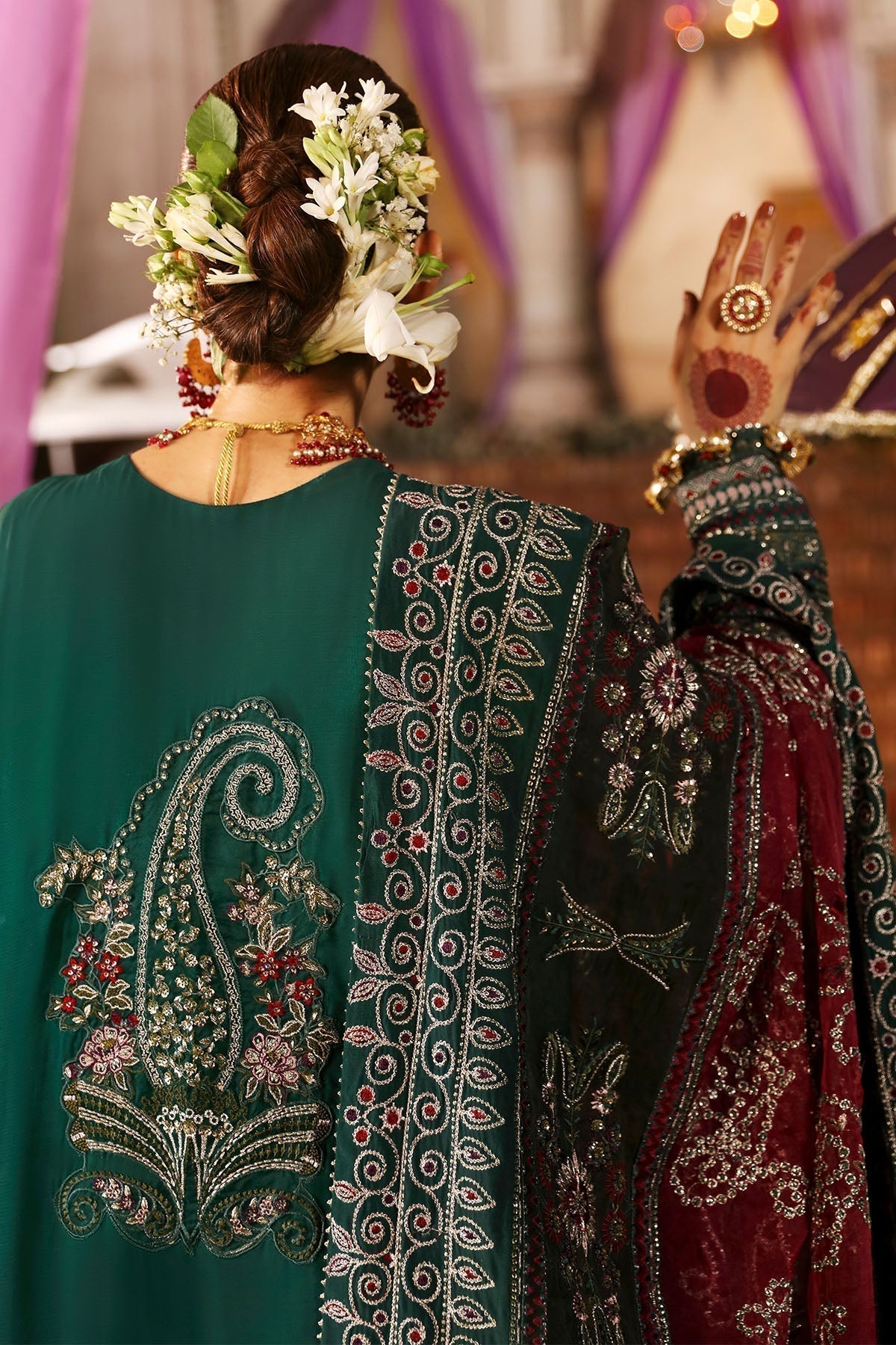 Nureh | Jhoomro Wedding Formals | NL-68 SHADMANI - House Of Hania