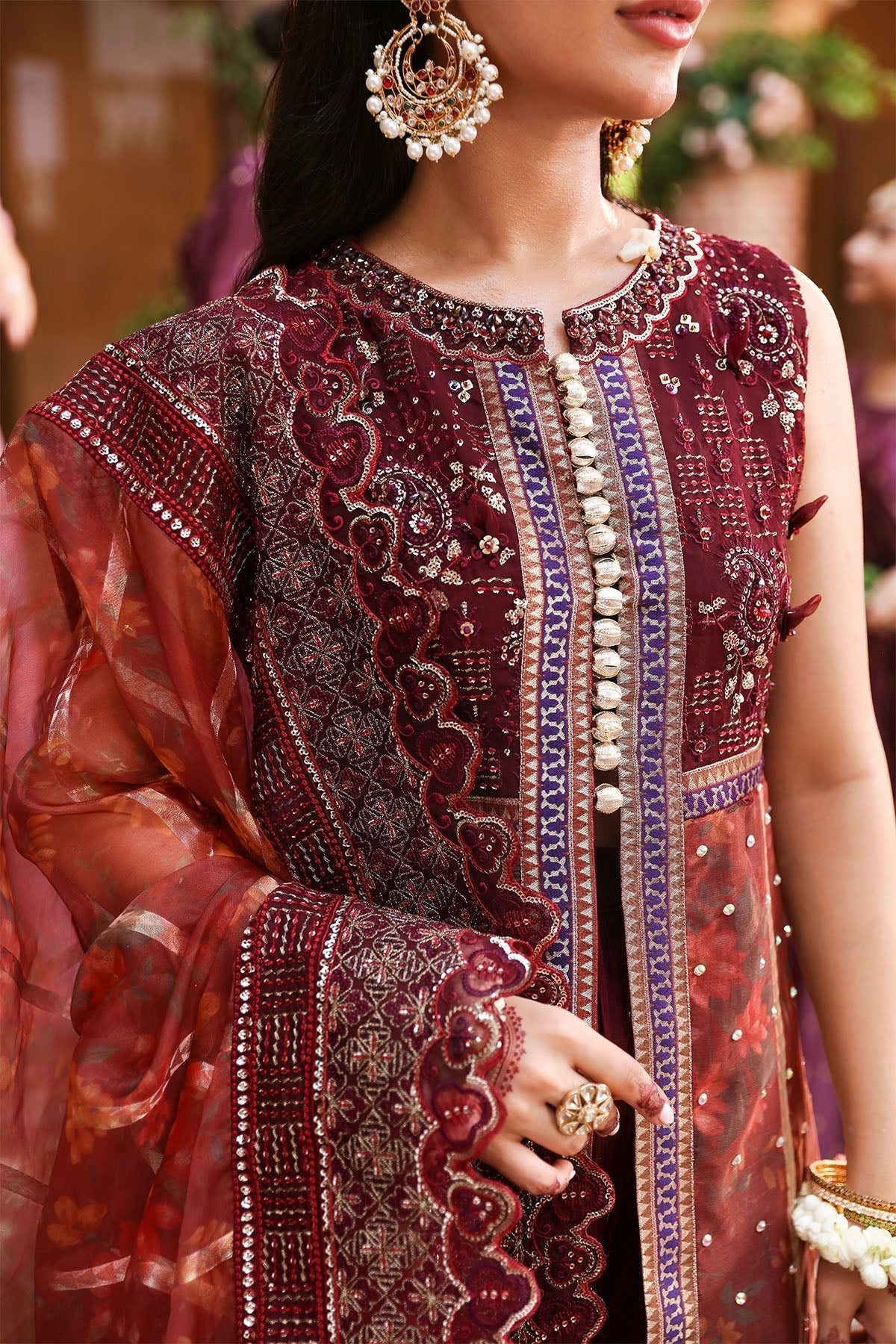 Nureh | Jhoomro Wedding Formals | NL-71 GEHNA - House Of Hania