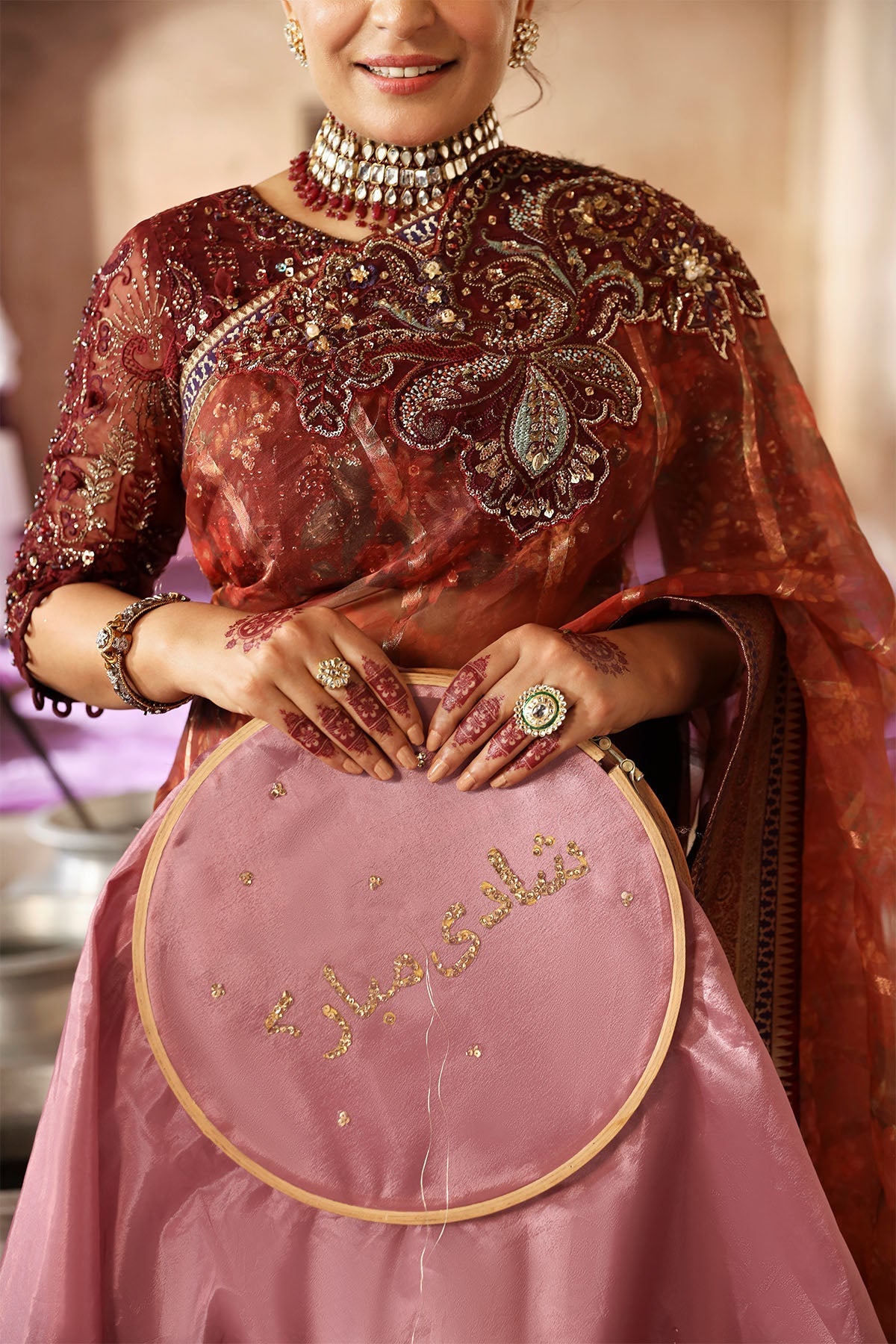 Nureh | Jhoomro Wedding Formals | NL-71 GEHNA - House Of Hania