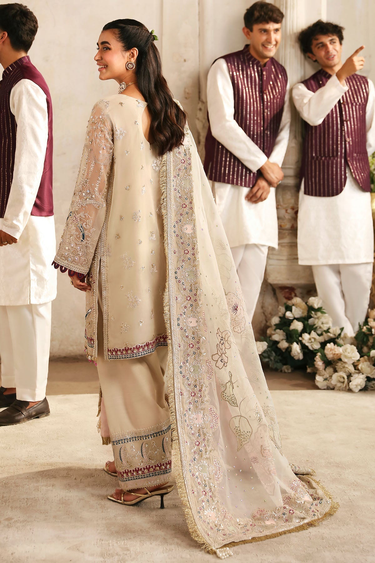 Nureh | Jhoomro Wedding Formals | NL-72 CHANDNI - House Of Hania