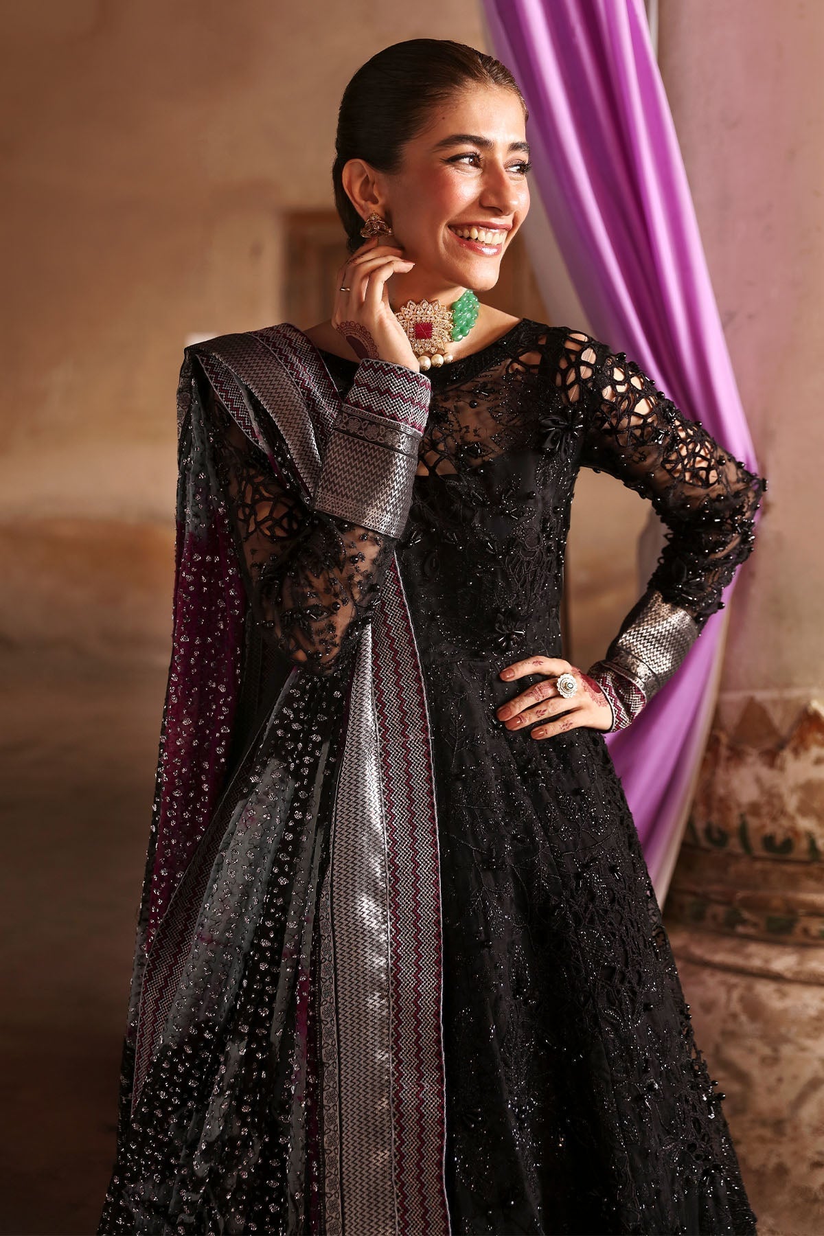 Nureh | Jhoomro Wedding Formals | NL-73 MAYA - House Of Hania
