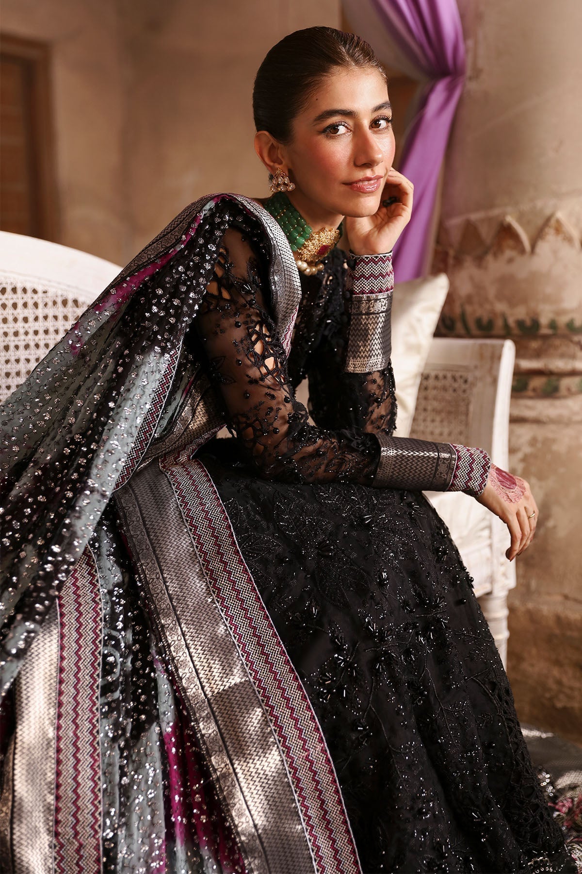 Nureh | Jhoomro Wedding Formals | NL-73 MAYA - House Of Hania