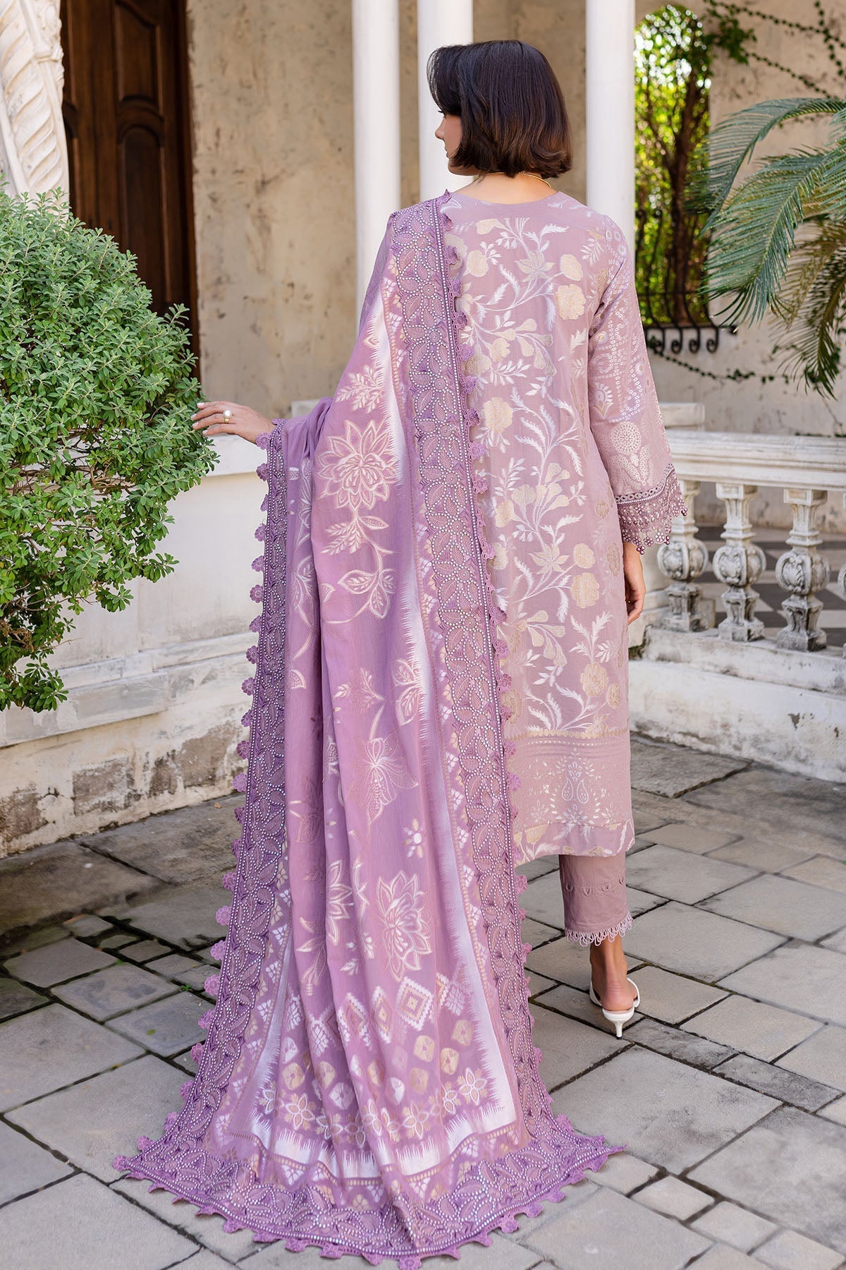Nureh | Lawn Jacquard | NE-153 - House Of Hania