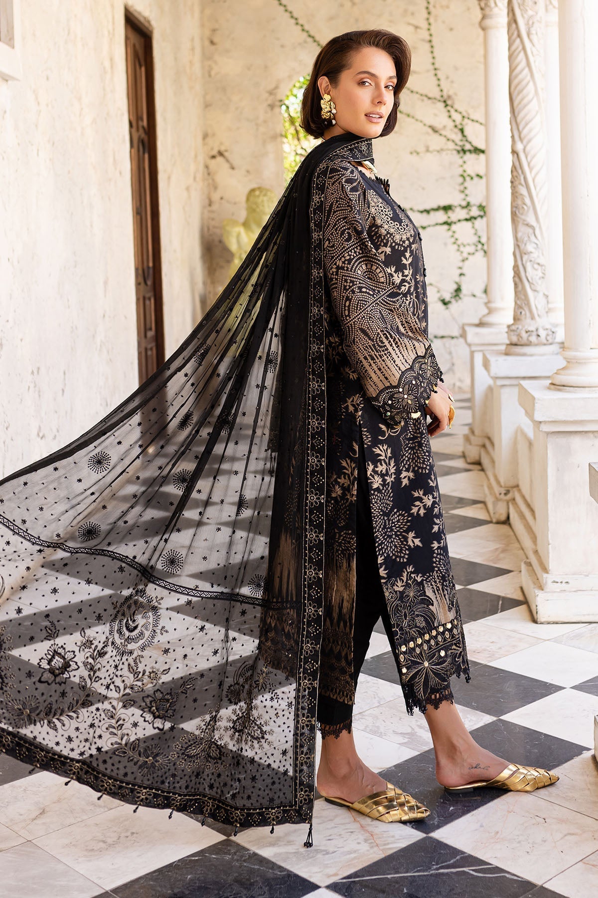 Nureh | Lawn Jacquard | NE-156 - House Of Hania