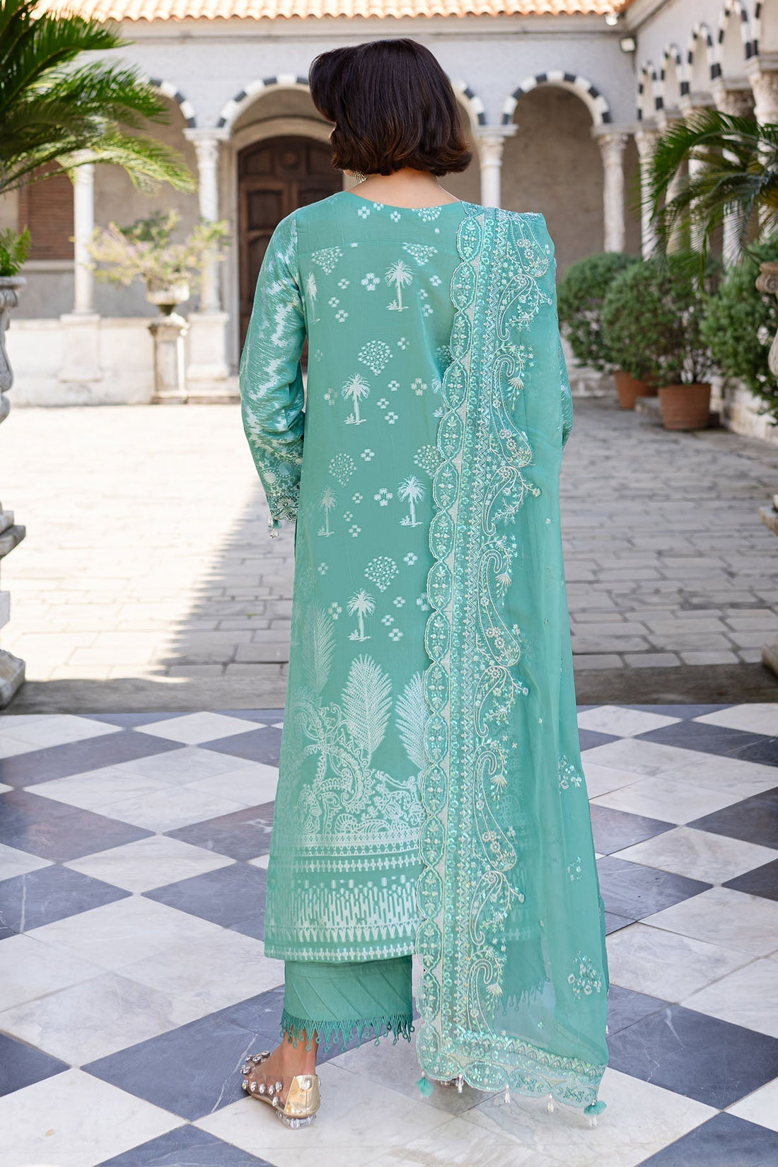 Nureh | Lawn Jacquard | NE-157 - House Of Hania