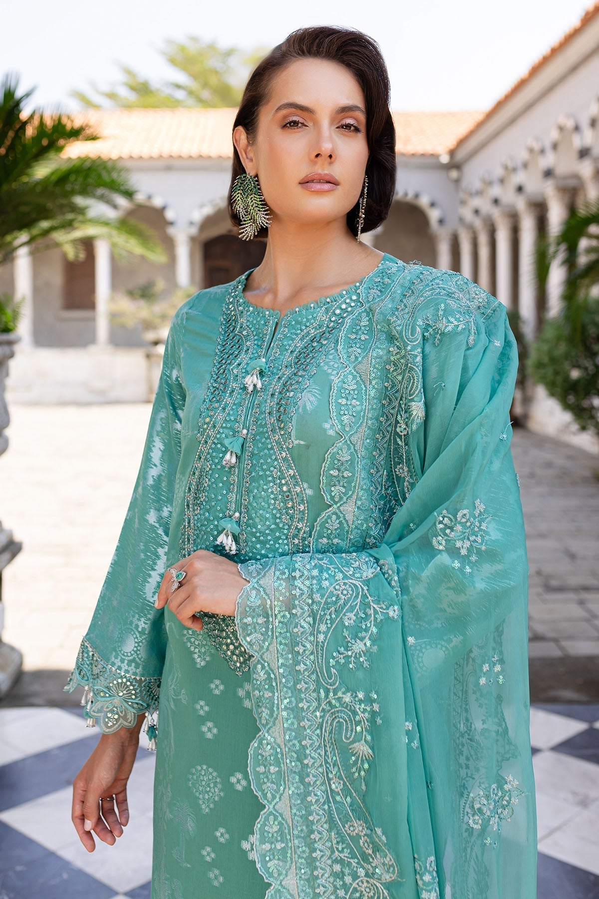 Nureh | Lawn Jacquard | NE-157 - House Of Hania