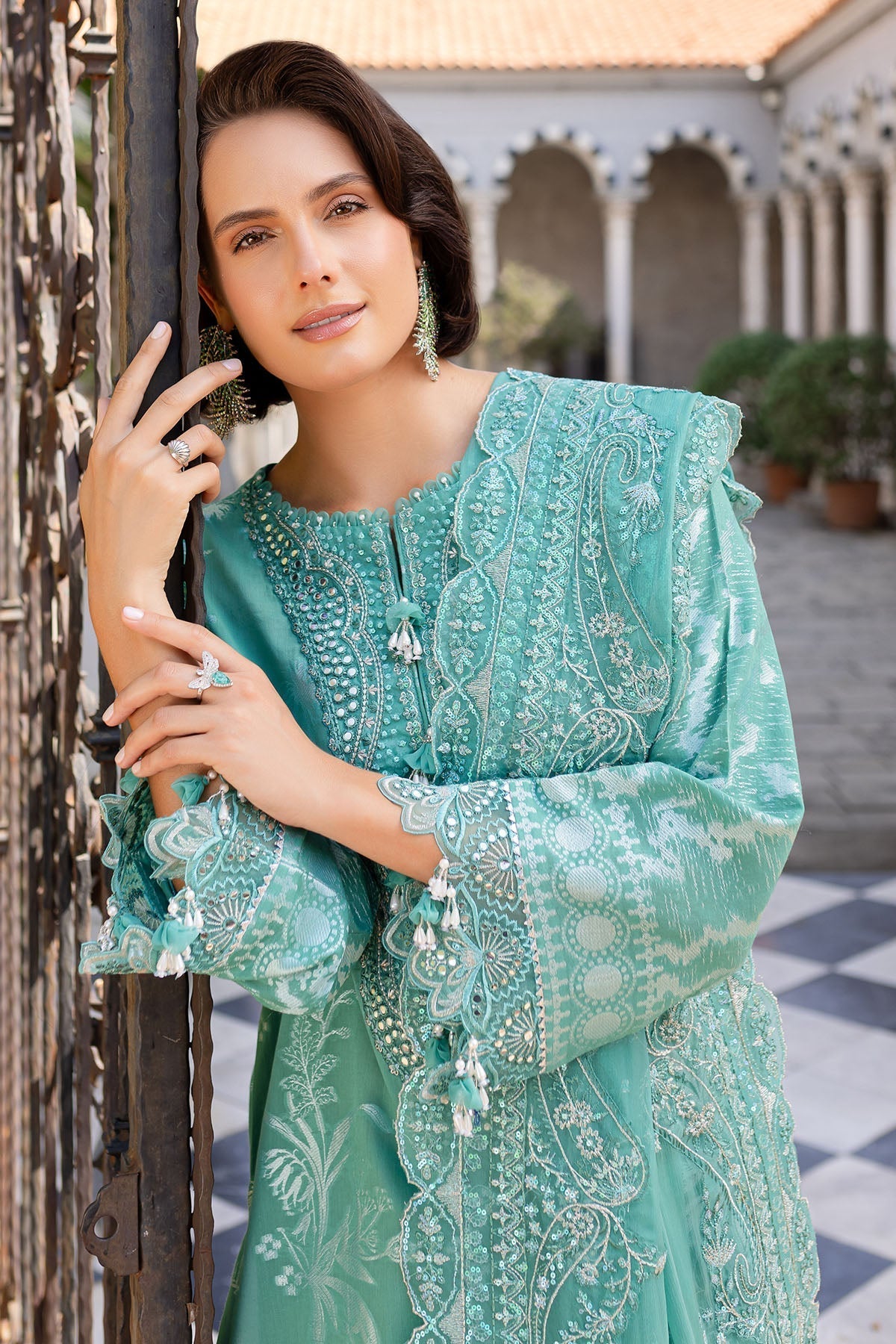 Nureh | Lawn Jacquard | NE-157 - House Of Hania