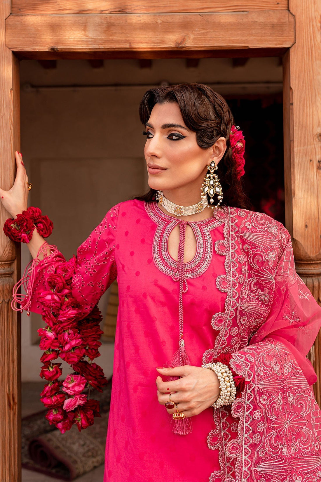 Nureh | Lawn Jacquard | NS-73 - House Of Hania