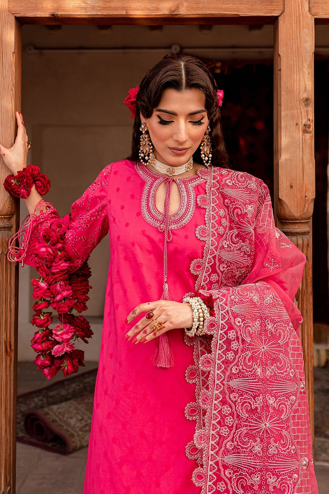 Nureh | Lawn Jacquard | NS-73 - House Of Hania