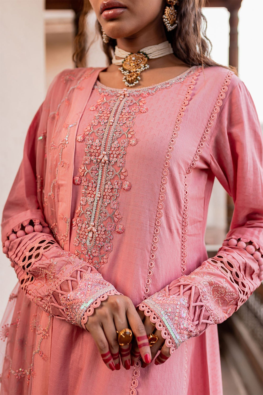 Nureh | Lawn Jacquard | NS-76 - House Of Hania
